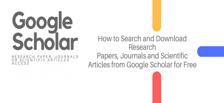 research paper on google scholar