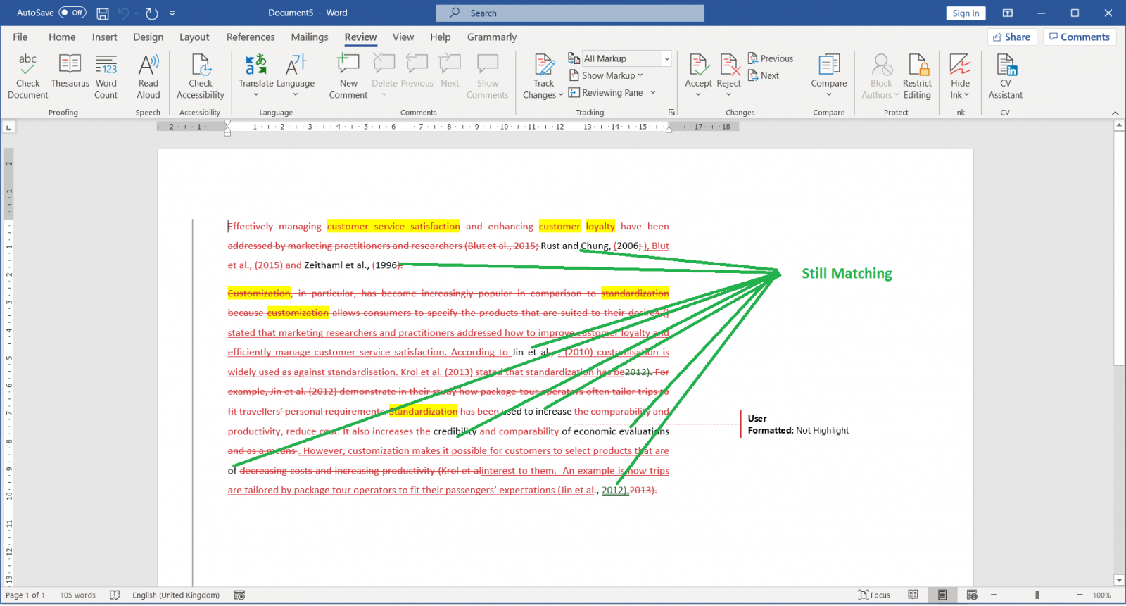 paraphrasing tool in ms word